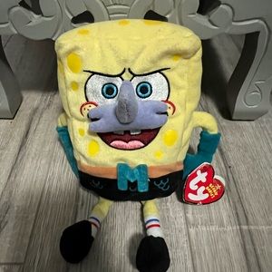 SpongeBob SquarePants mermaidman Ty beanie baby NWT